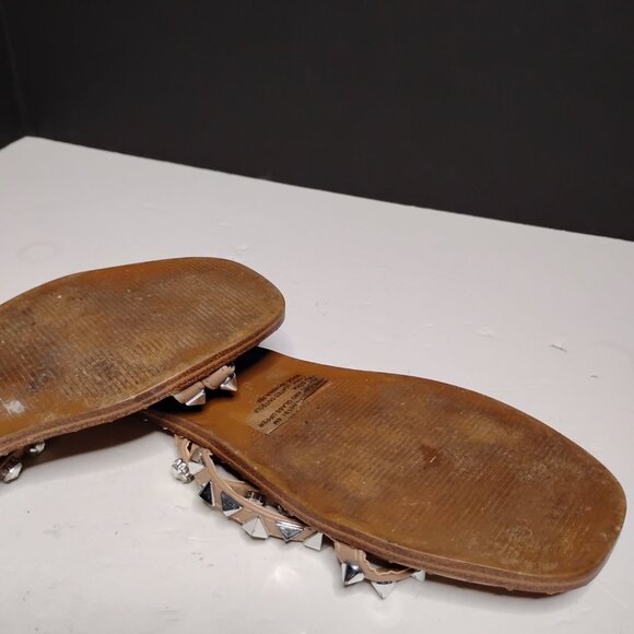 Steve Matten Floral Heels Open Toe and Studded Sandals Size 6 - Picture 14 of 16